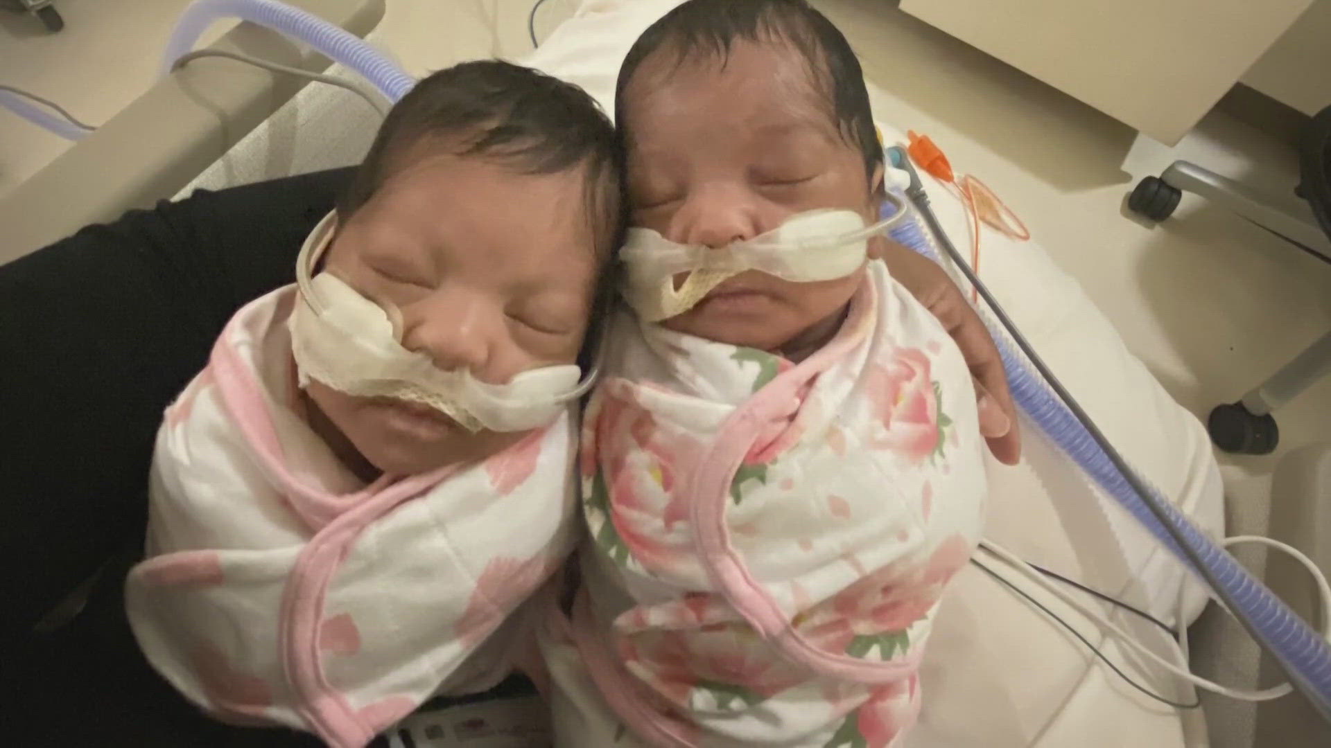 Born at 26 weeks and each weighing under 2 pounds, the twins joined Nationwide Children's Hospital's population of smallest patients.