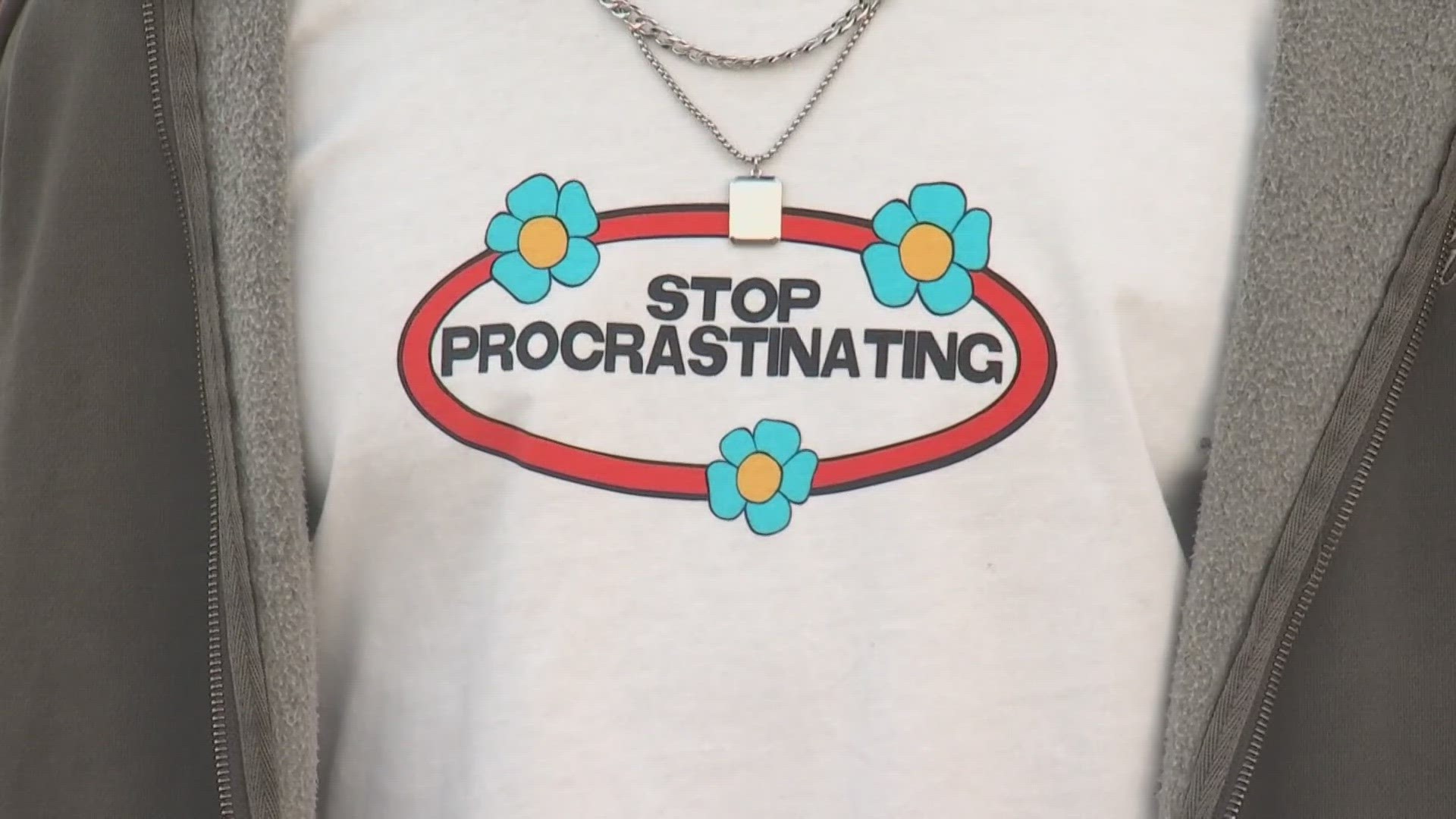 He said the inspiration for his t-shirt came from his own procrastination with designing a shirt for the brand.