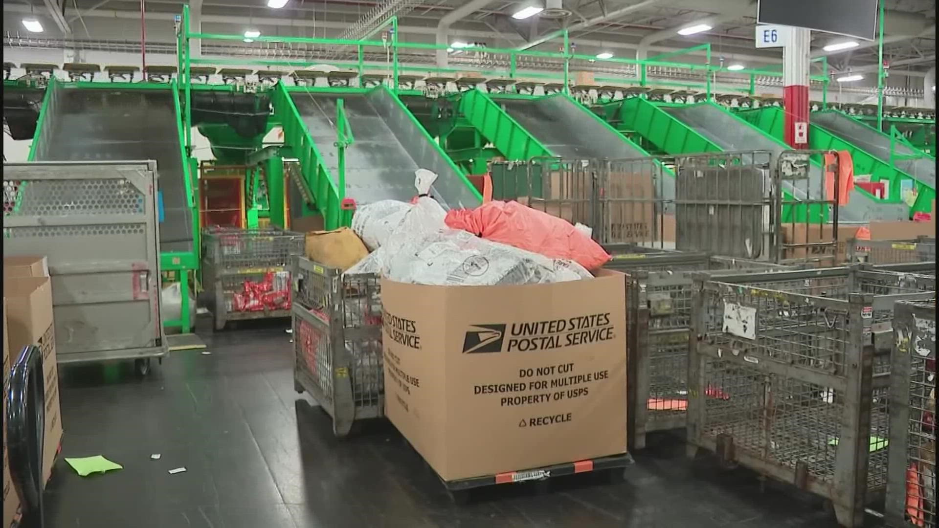 The United States Postal Service said customers need to get their packages in by Dec. 16 to make sure it gets to their destination by Christmas.