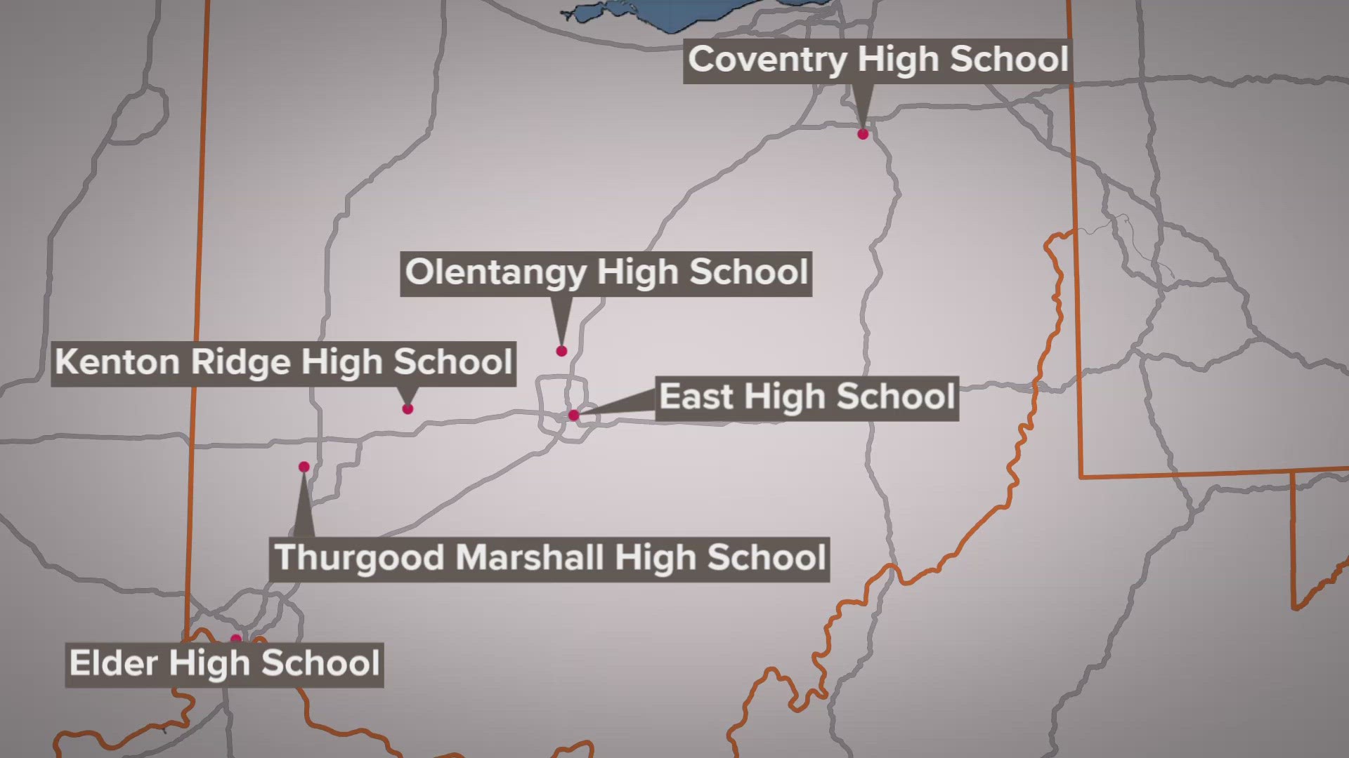 Law enforcement responded to several Ohio high schools on Tuesday on reports of an active shooter that were later determined to be hoaxes.