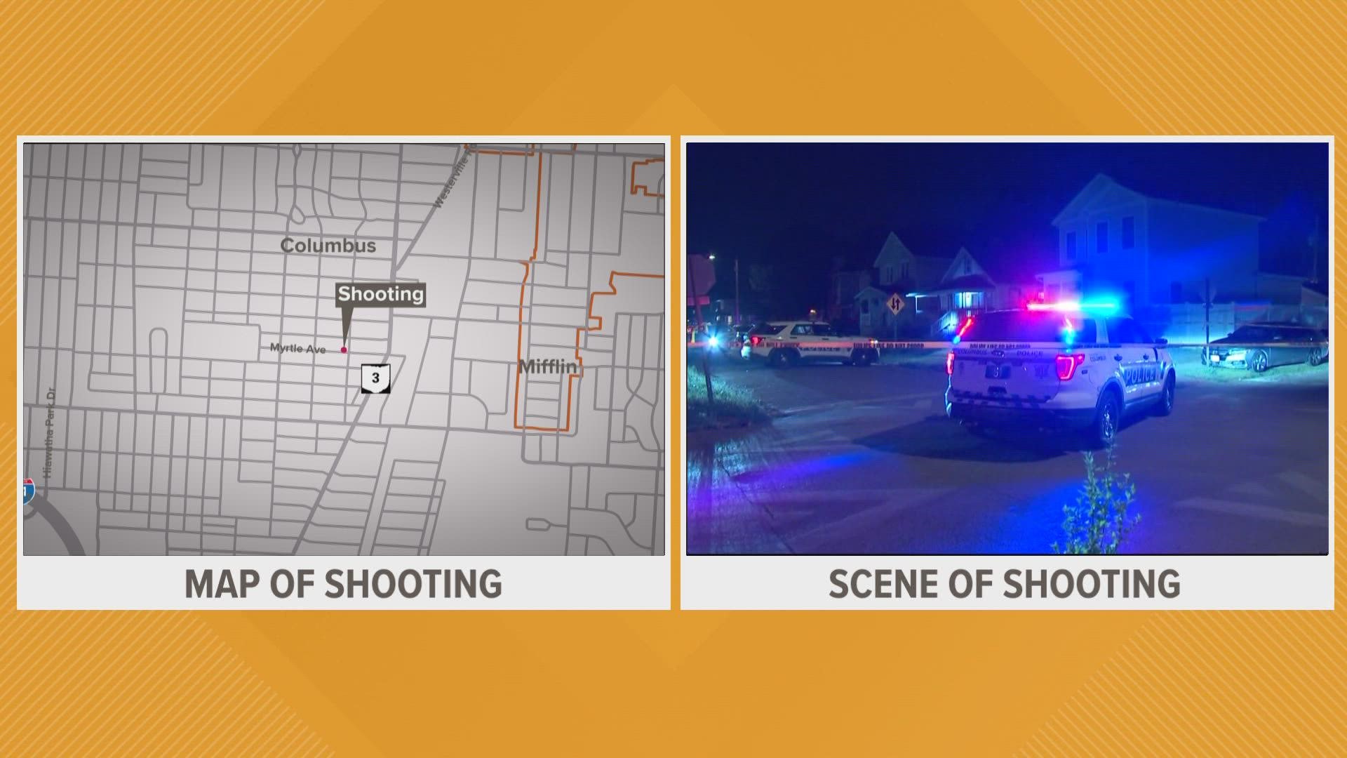 The shooting happened in the 1500 block of Myrtle Avenue.