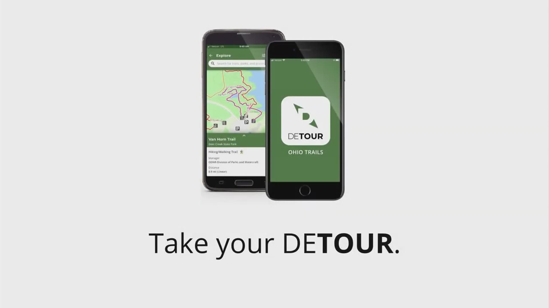 People can search thousands of trails across the state for difficulty, type and distance on the app.