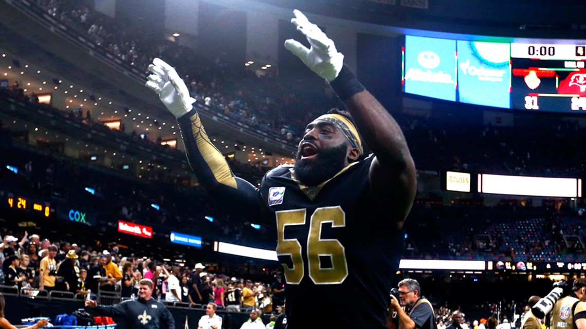 New Orleans Saints' Demario Davis won't be fined for 'Man of God