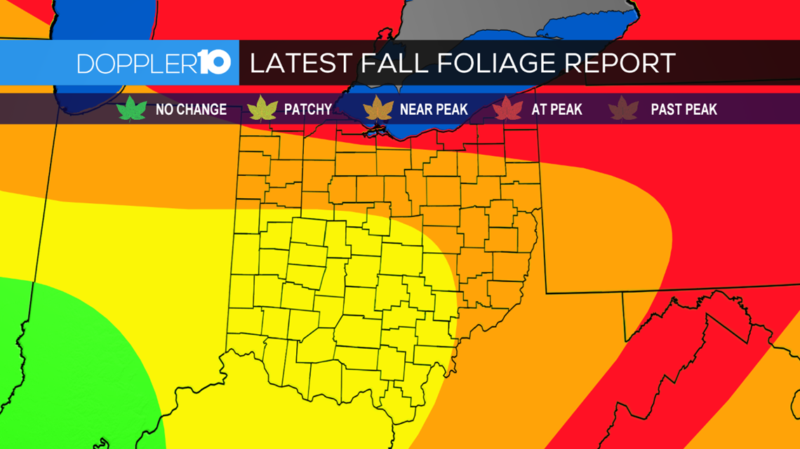 2023 Fall Foliage Map & Nationwide Peak Leaf Forecast