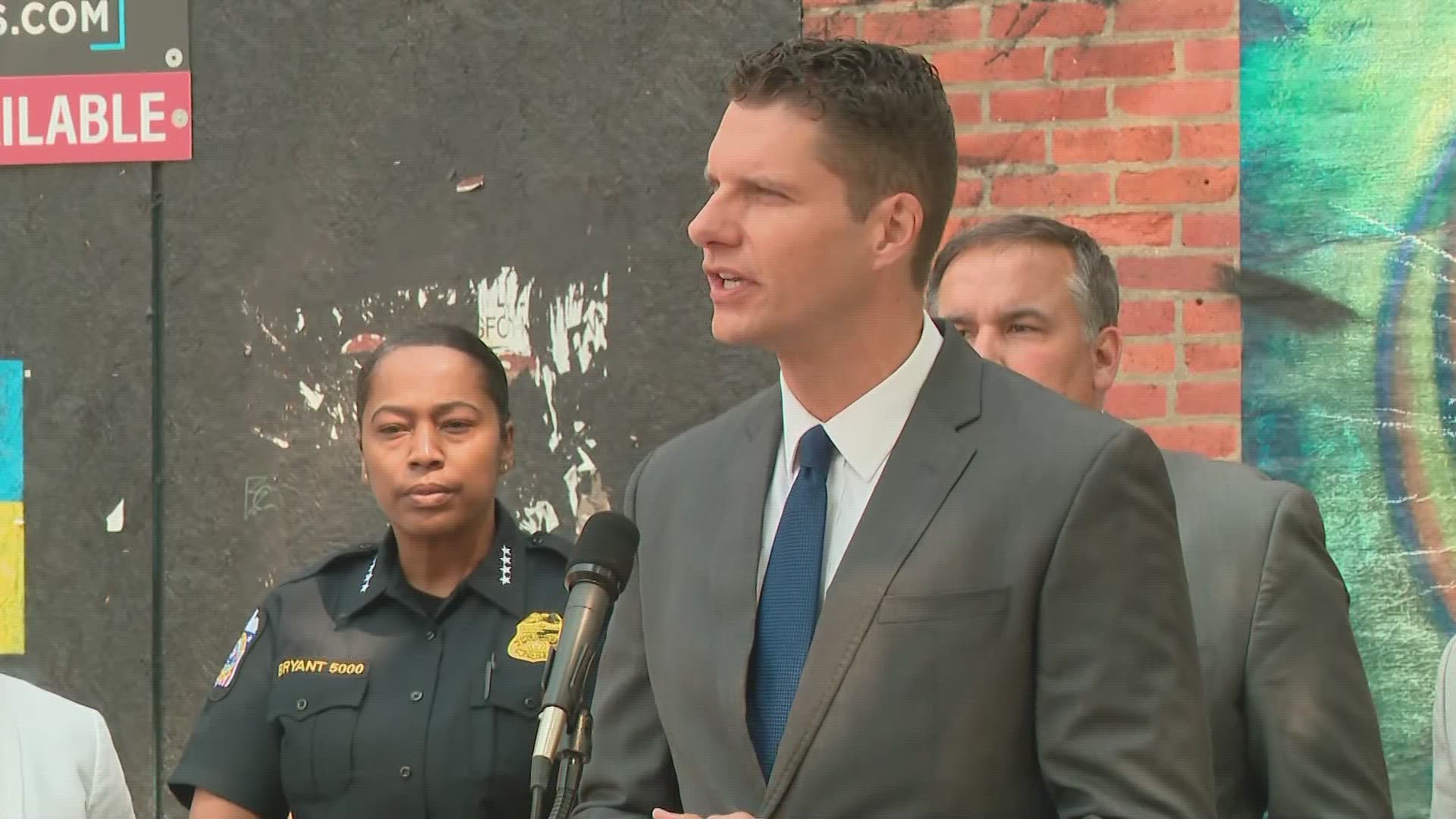 The lawsuit was initially announced during a press conference with city and law enforcement leaders in the Short North.