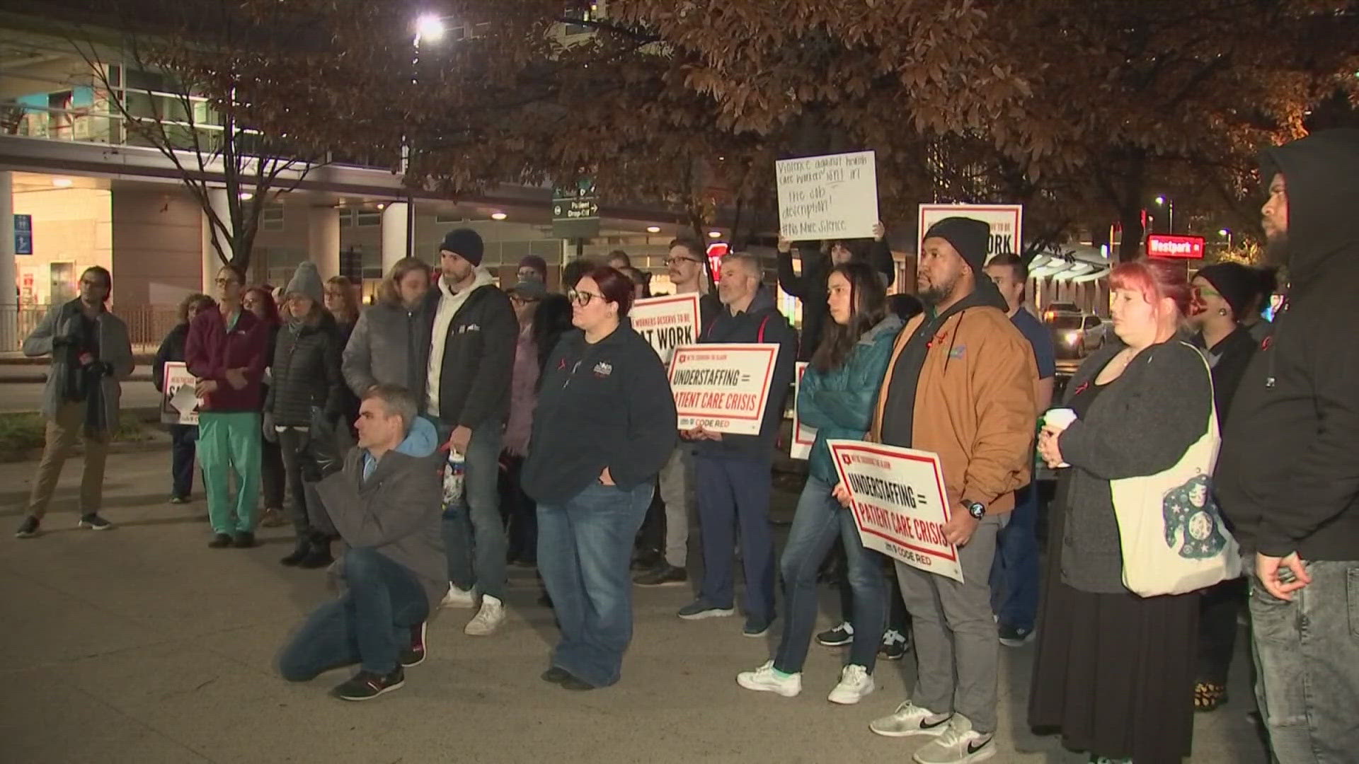 10tv.com - Libby Cathey - Union leaders rally for stronger protections after nurse assault at Wexner Medical Center