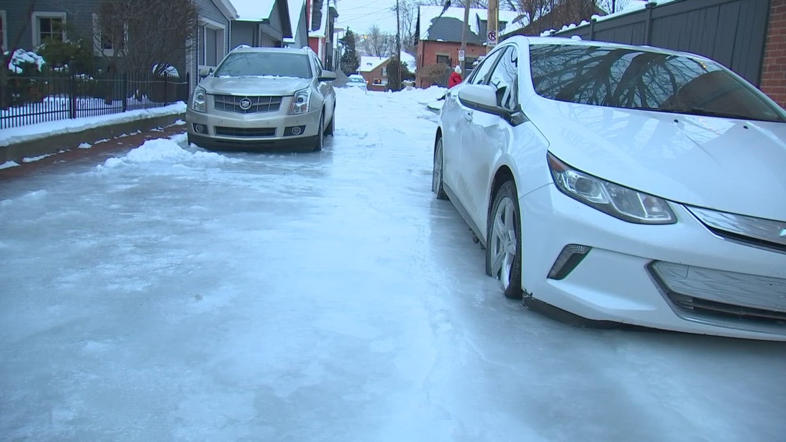 German Village resident makes dozens of calls to city as weekslong water leak creates ice trap