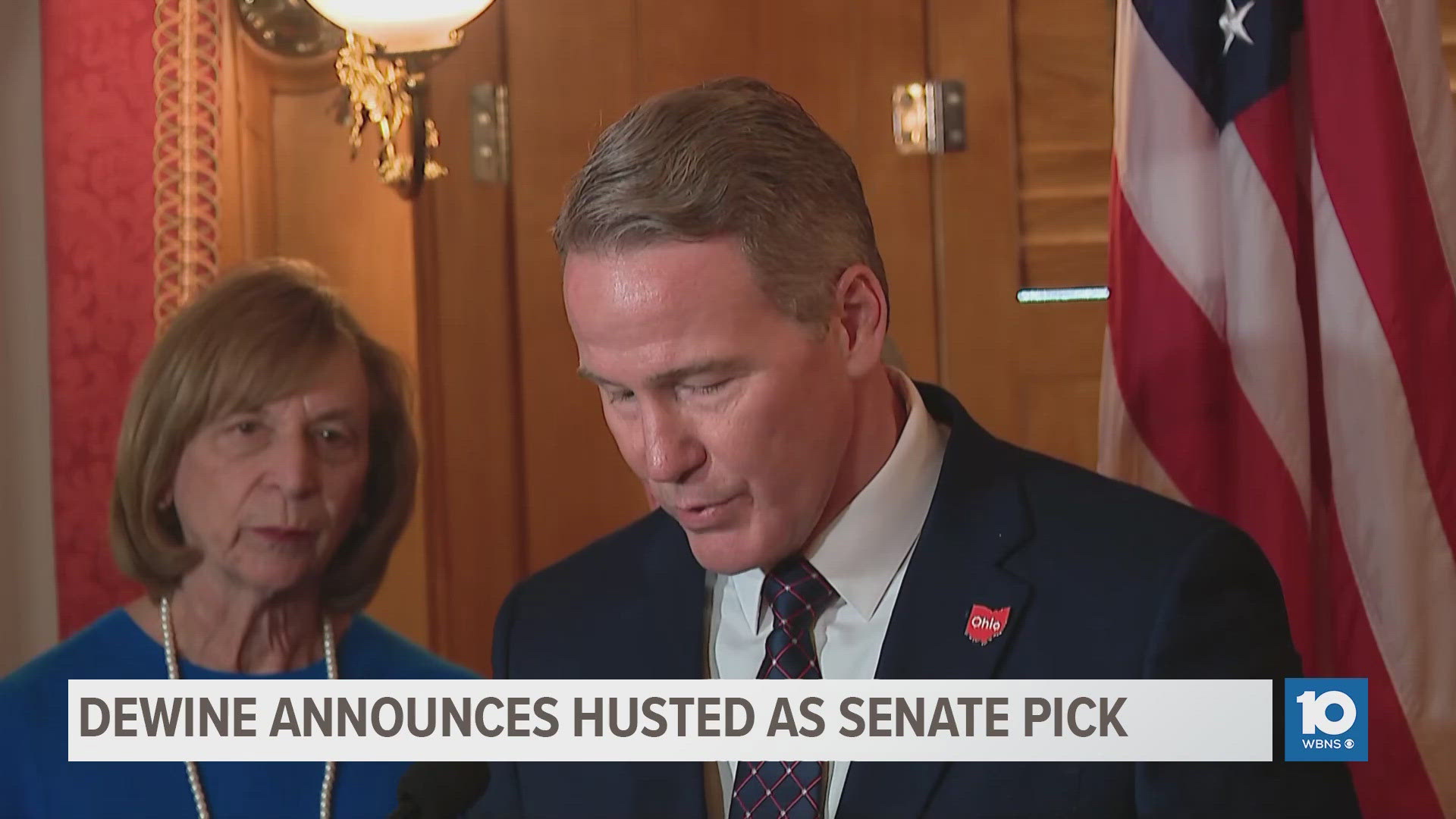 The 57-year-old Husted, a former Ohio House speaker and two-term Ohio secretary of state, would serve until Dec. 15, 2026. 