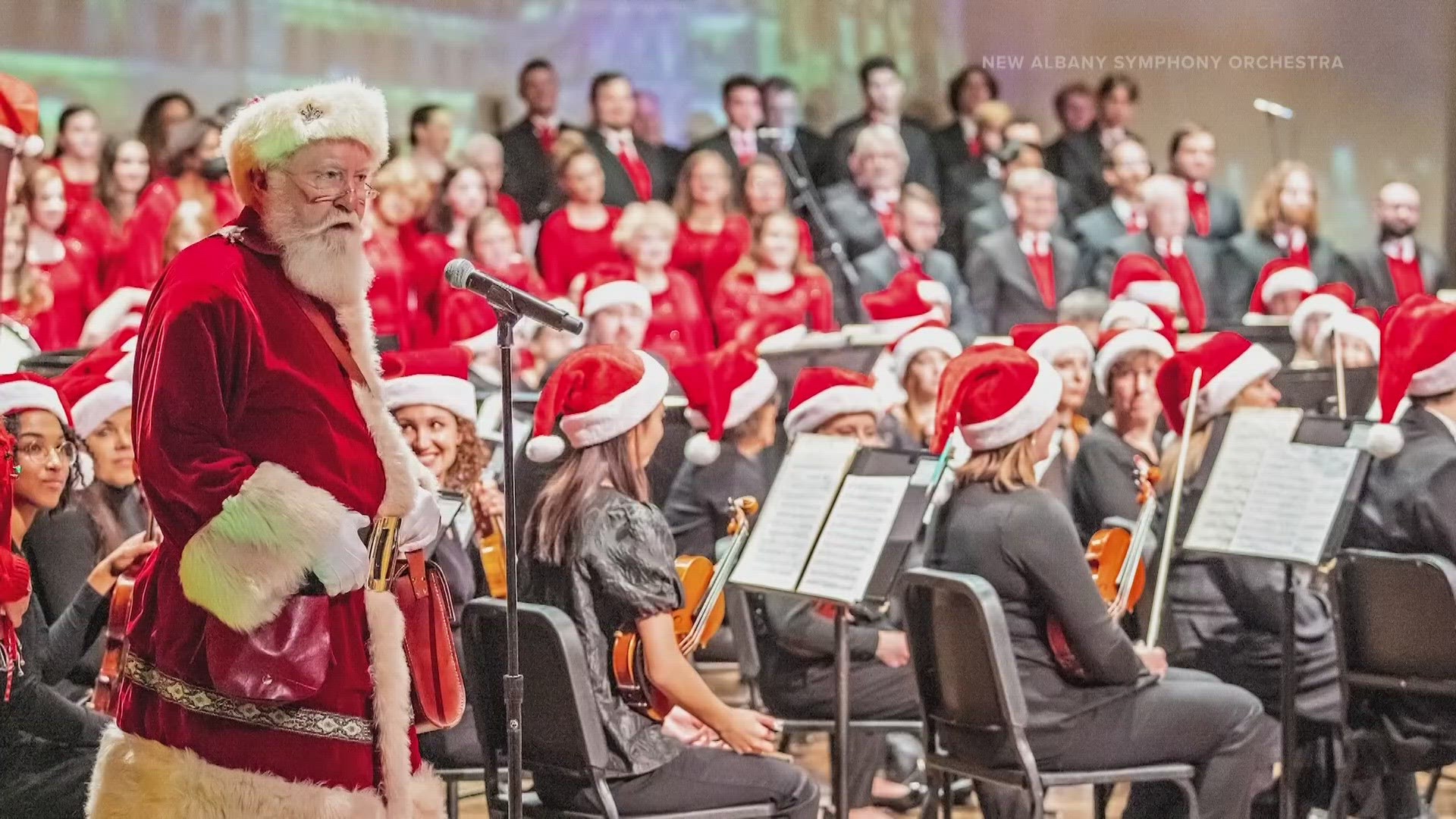 In just one month, the orchestra will be joined by a very special visitor allt he way from the North Pole.