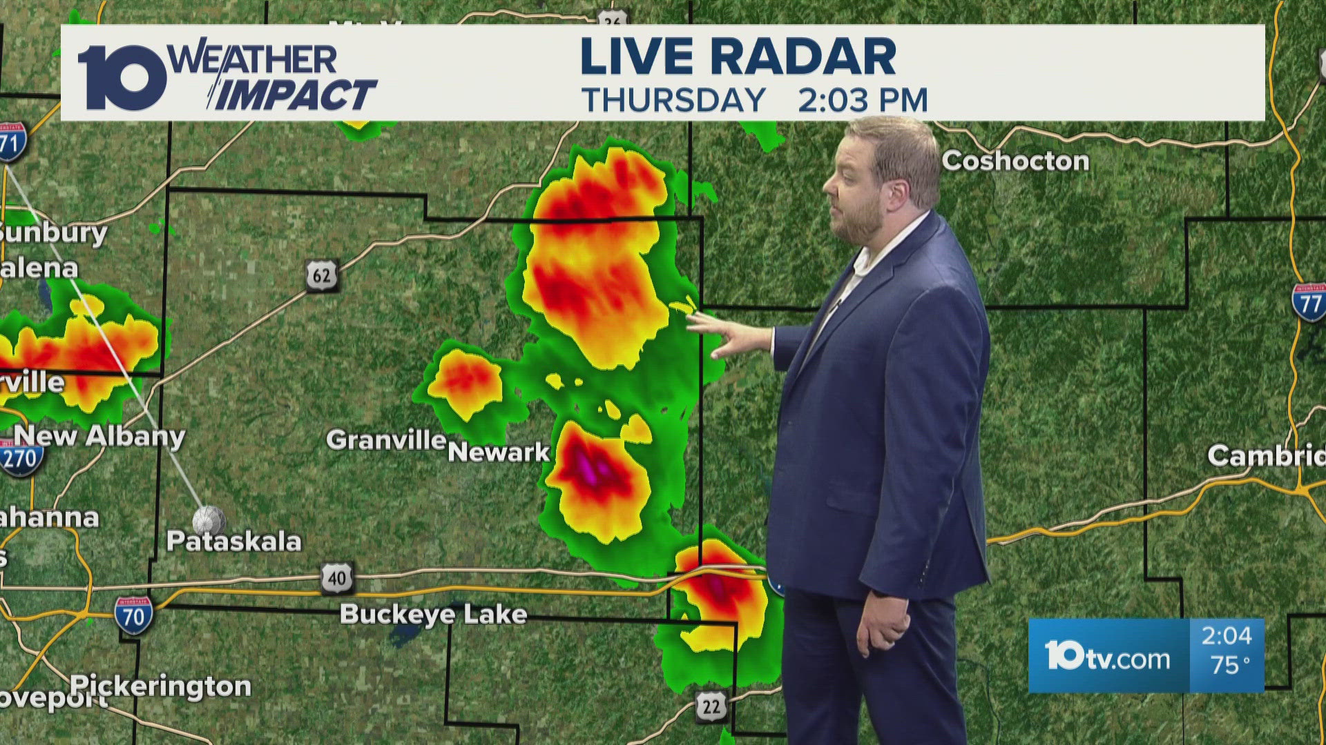 10TV Meteorologist Michael Behrens talks about timing for showers and storms today in central Ohio.