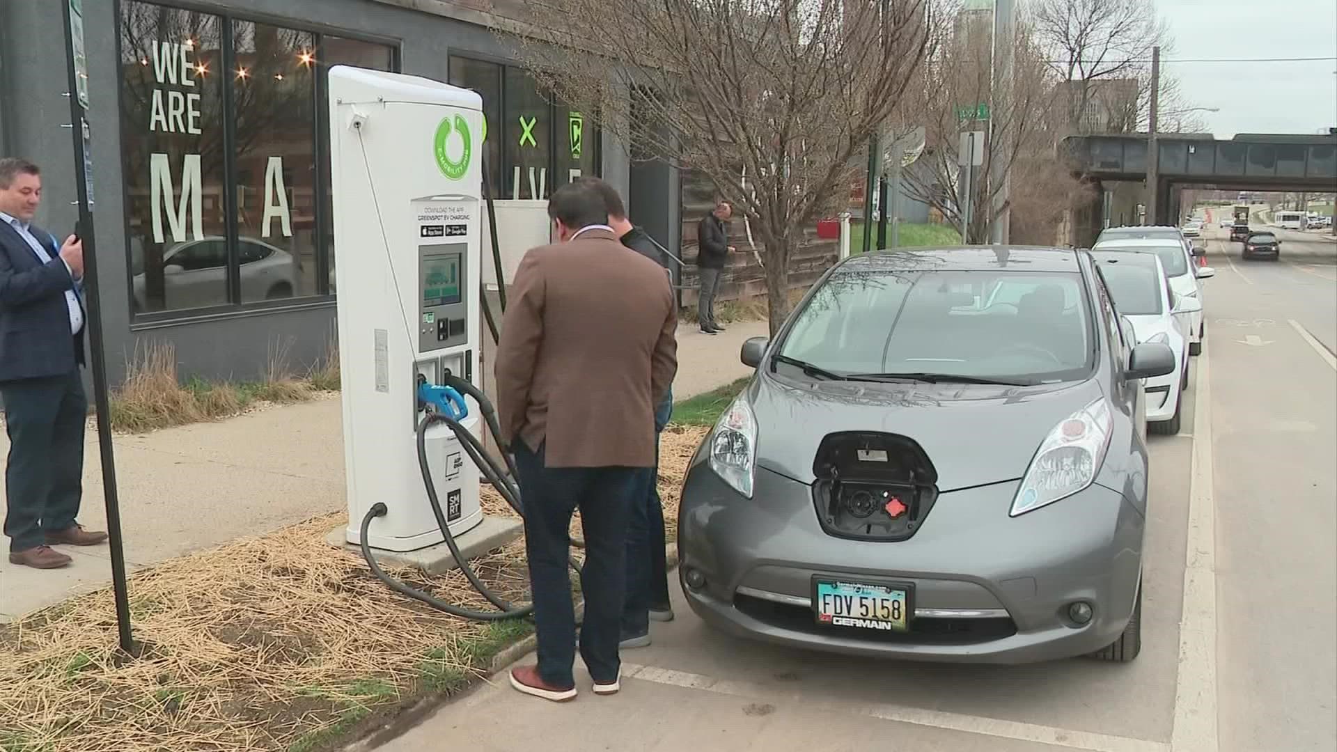 Columbus adding new electric vehicle charging stations