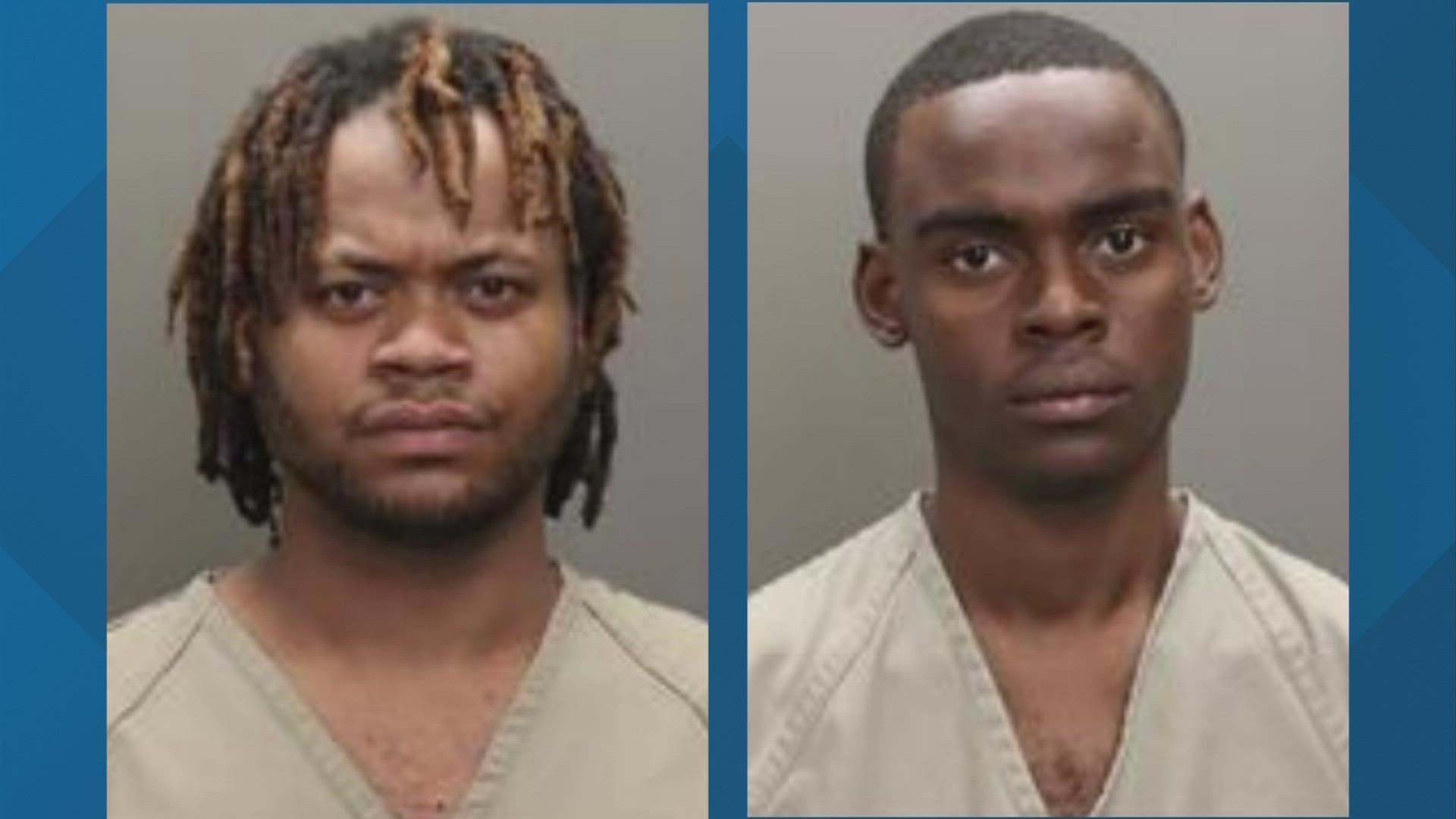 Shandale Brown, 23, and Ayub Issack, 20, were taken into custody by Columbus Police SWAT Officers on Tuesday.