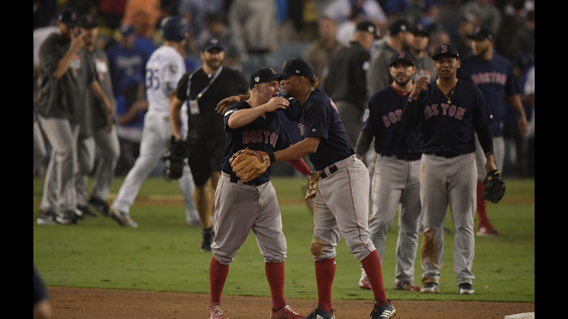 World Series  Red Sox 9, Dodgers 6: Boston on brink of title