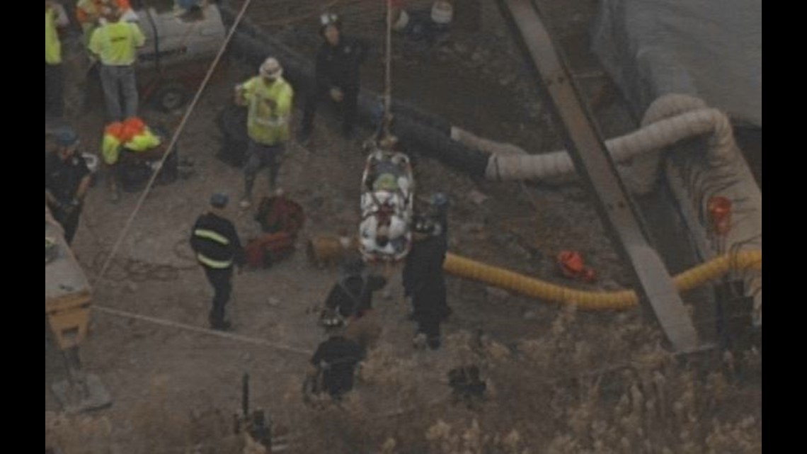 Firefighters Rescue Man Trapped Underground In South Columbus