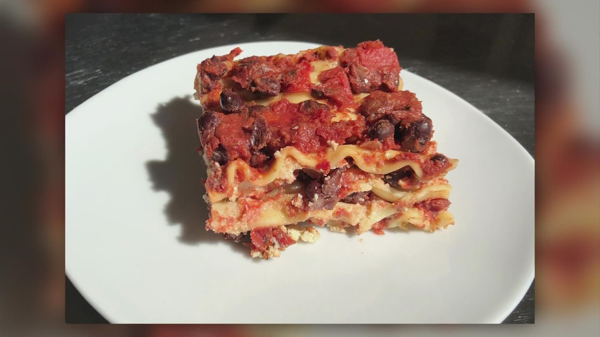 You can forget about the meat and add some beans in this delicious lasagna recipe.
