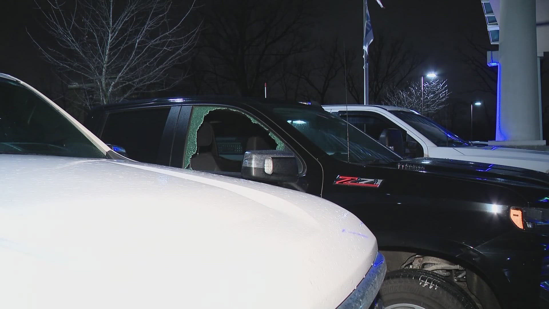 The exact number of vehicles broken into has not yet been released.