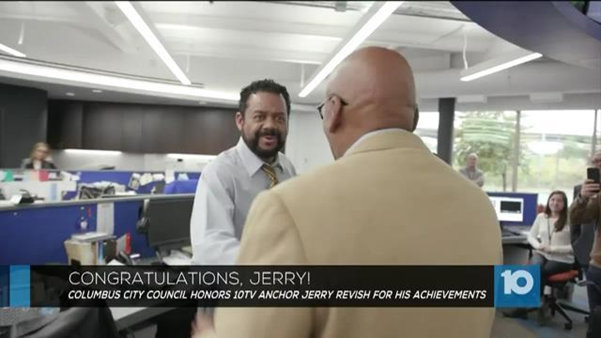 Columbus City Council recognizes 10TV's Jerry Revish for lifetime of service to central Ohio