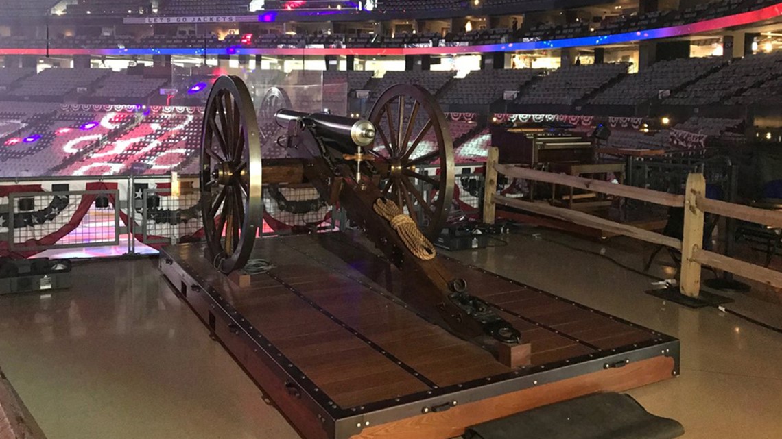 Local company in charge of Columbus Blue Jackets cannon