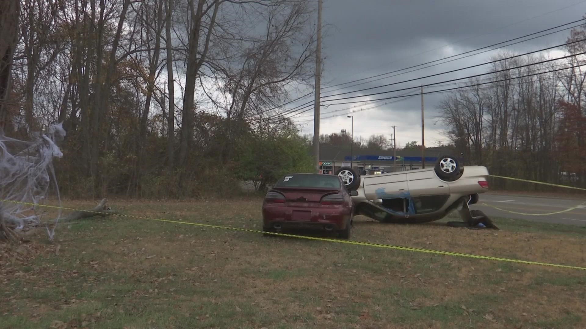 Northeast Columbus Halloween display aims to raise distract driving