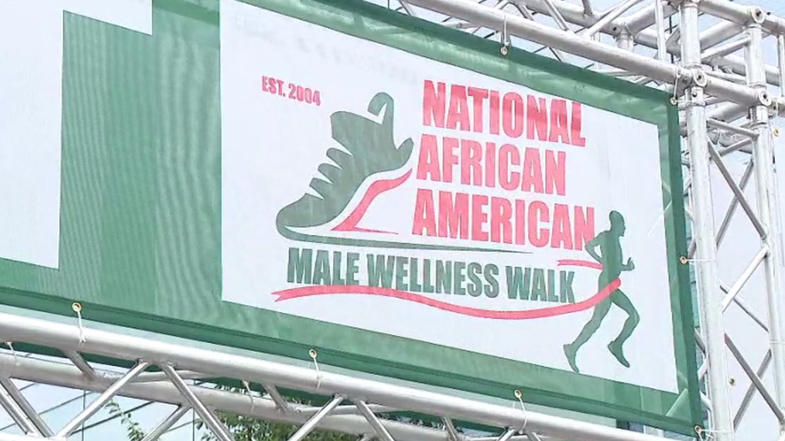 Hundreds gather for National African American Male Wellness 5K Walk and