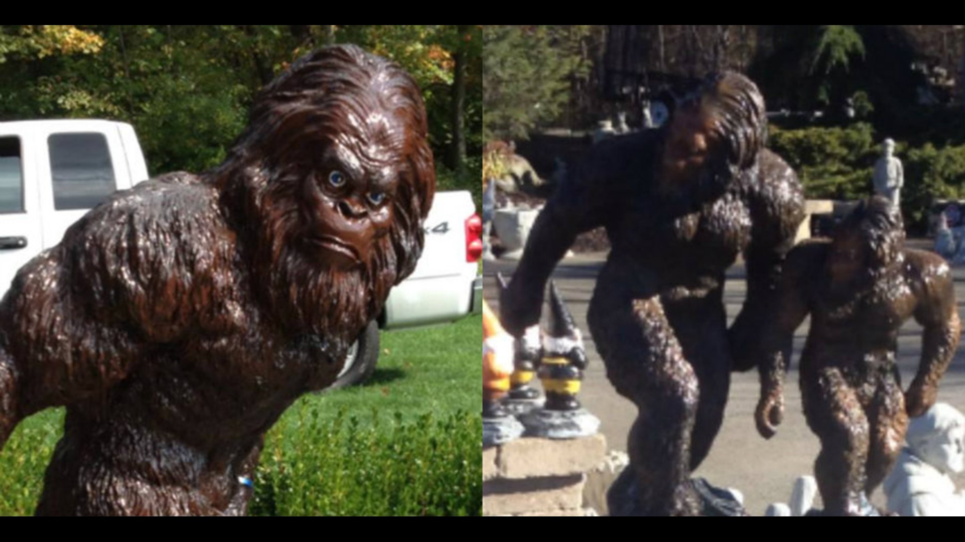 Bigfoot on the lam Sasquatch statues vanish from Ohio store