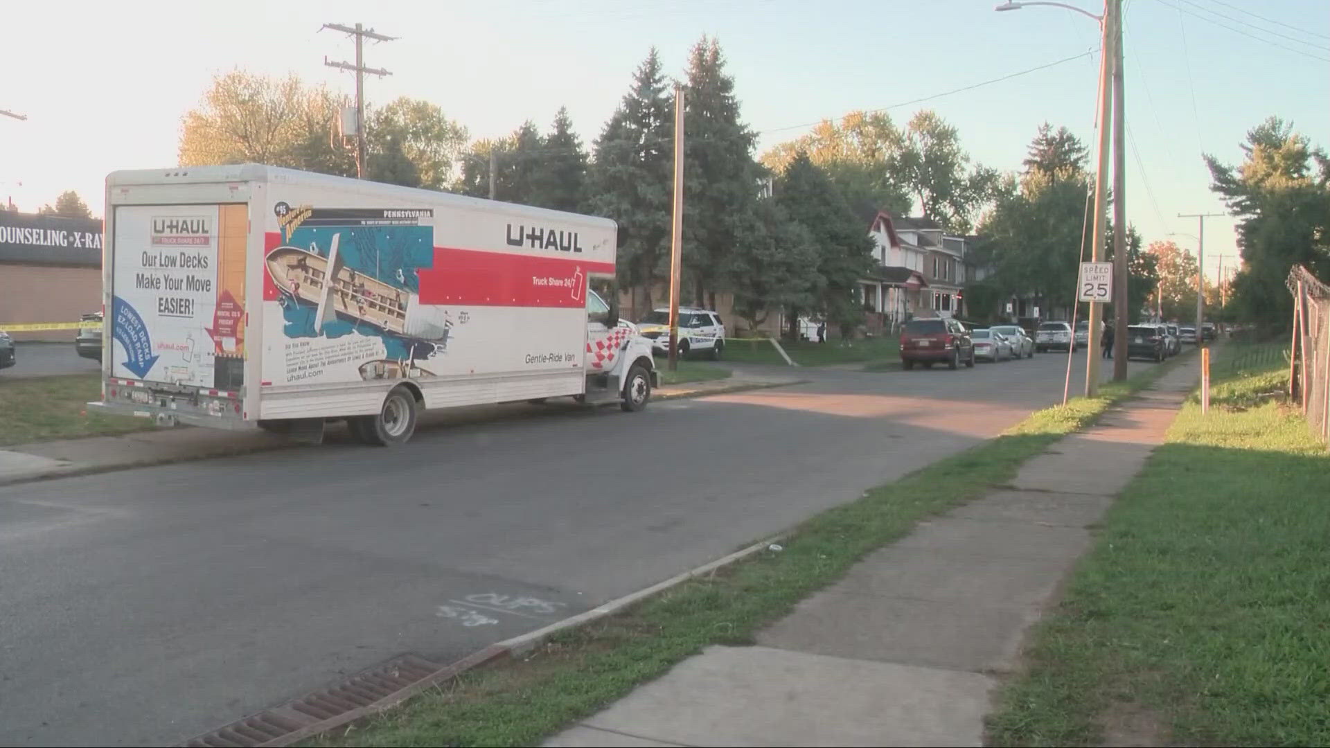 One person is in custody following an attempted break-in at a building in the Hilltop neighborhood Tuesday morning.