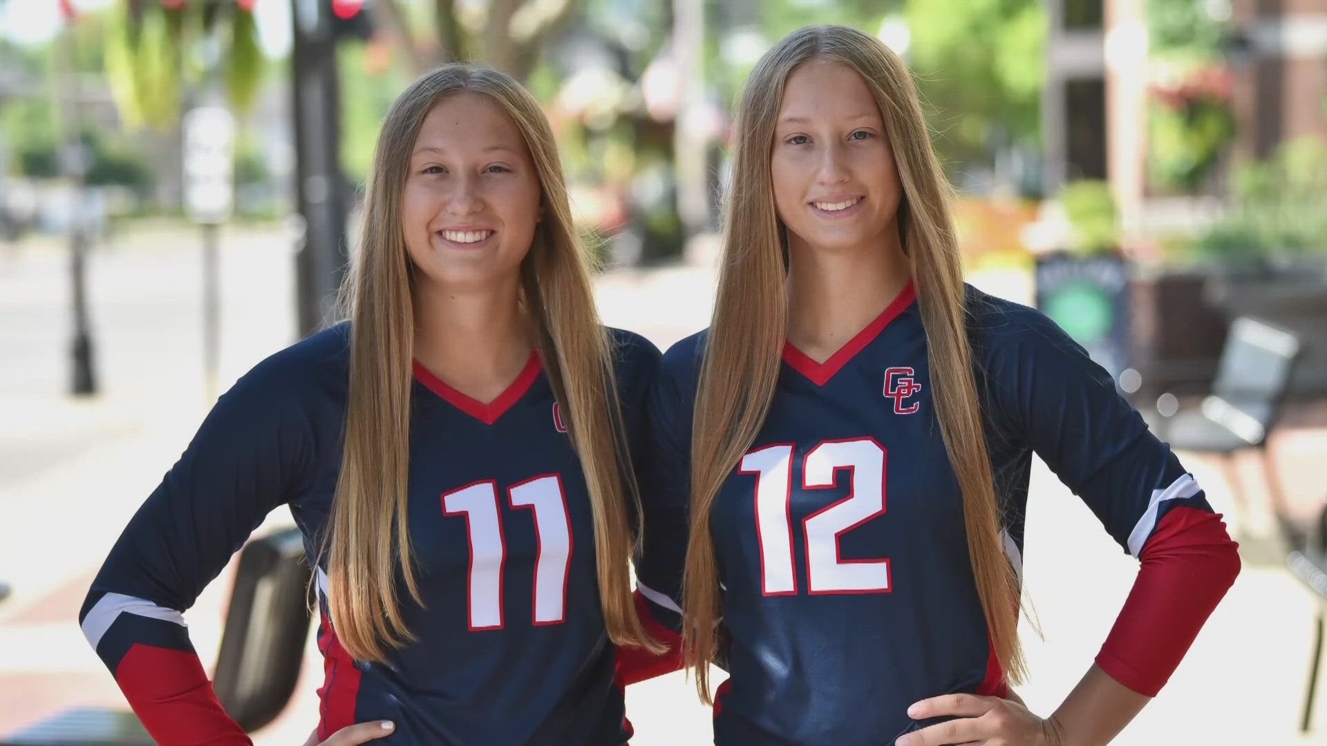 This week's 10TV Athlete of the Week is twin sisters from Grove City, Claire and Kyla Halleck. The duo play volleyball and will remain teammates at Heidelberg Univ.