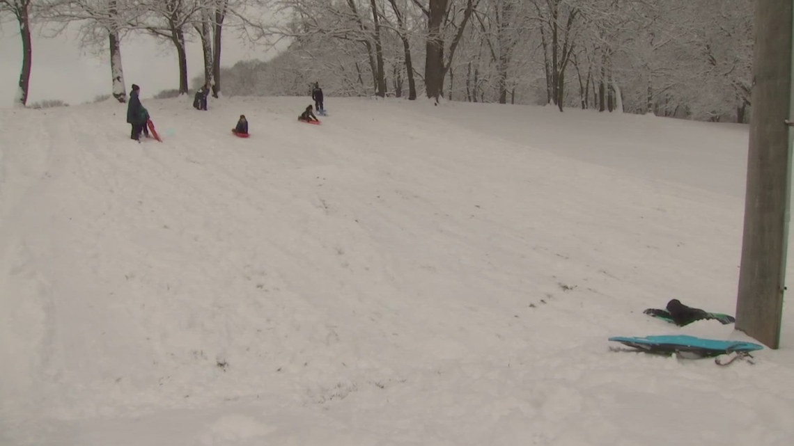 First big snowfall brings both frustration and fun across Franklin County
