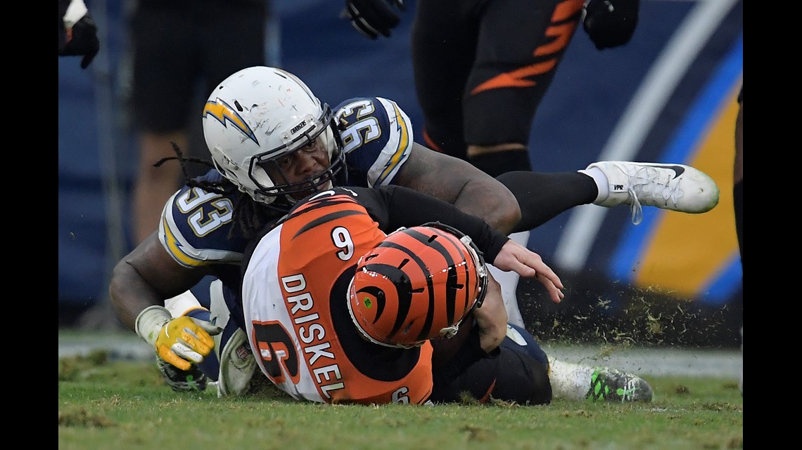 Chargers-Bengals final score: Los Angeles Chargers defeat the Cincinnati  Bengals 26-21 - Bolts From The Blue