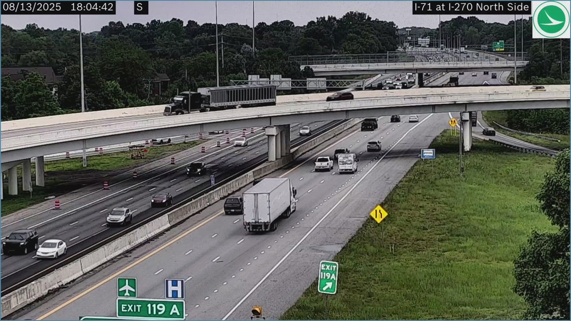 I-71 northbound ramp to I-270 westbound closed Wednesday due to ...