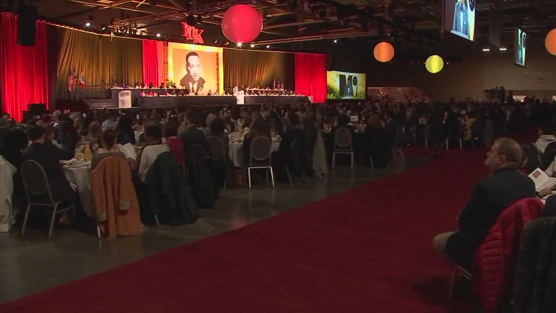 Students set to speak at the annual MLK breakfast say today is about giving back