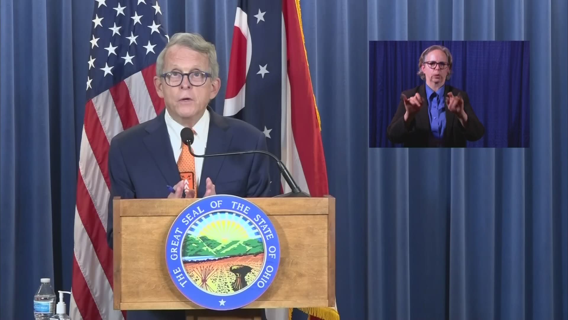 Gov. Mike DeWine announced what he referred to as meaningful law enforcement reform in Ohio.