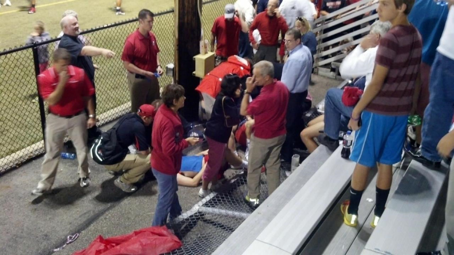 Multiple Injuries After Bleacher Collapse at High School Football Game