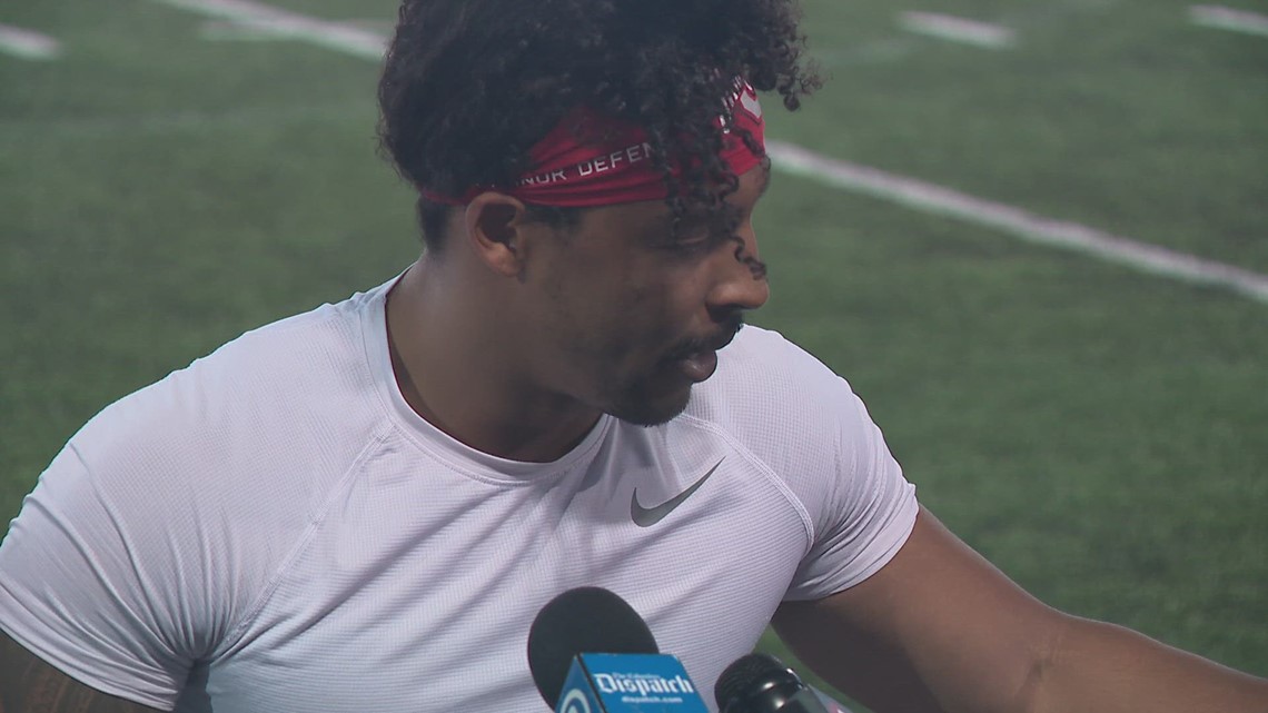 Ohio State linebacker Steele Chambers discusses start of spring practices