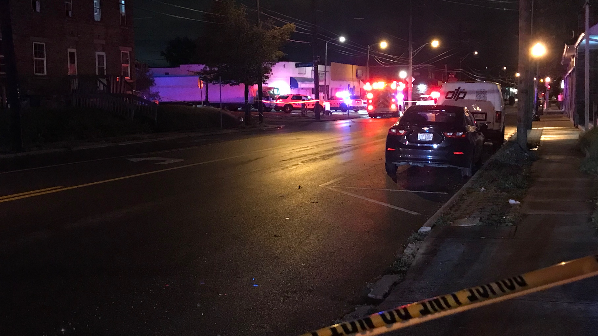 According to Columbus police, they were called the intersection of Parsons Avenue and Woodrow Avenue just before 10:50 p.m. on a report of a shooting.