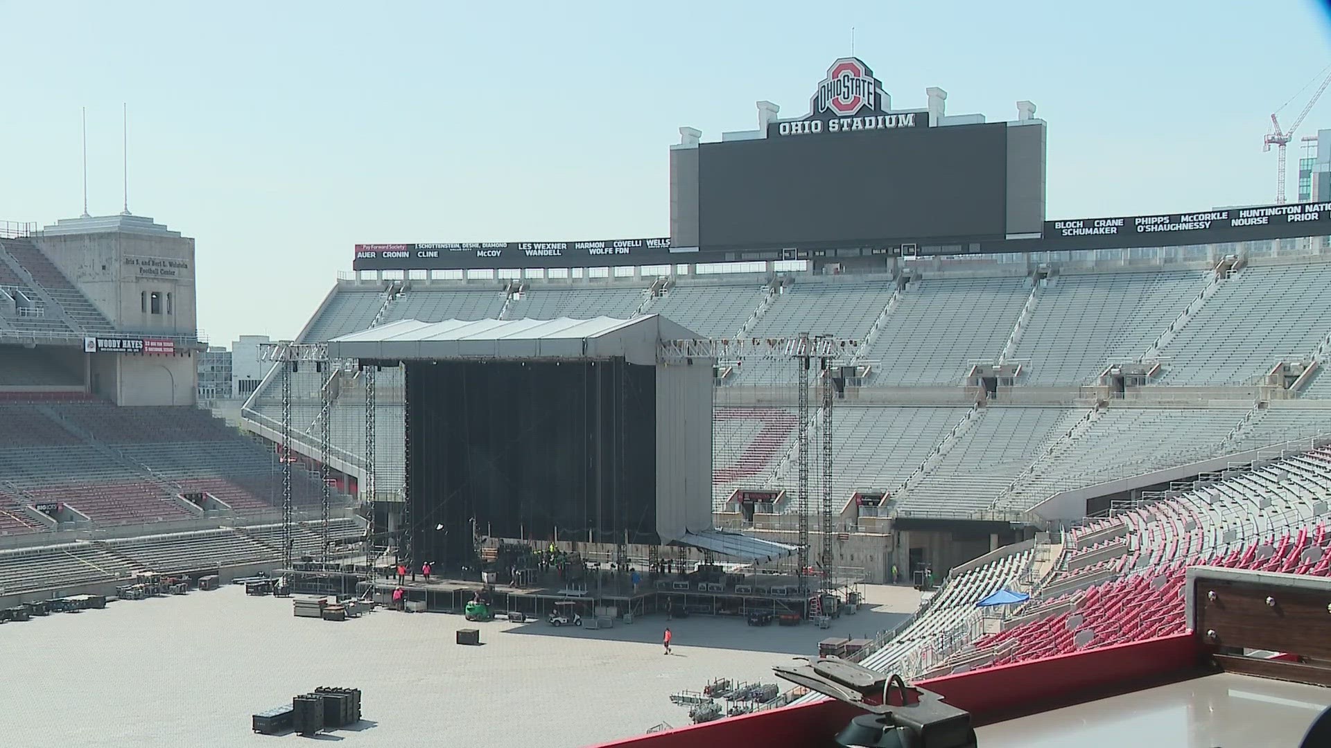 football stadium concert