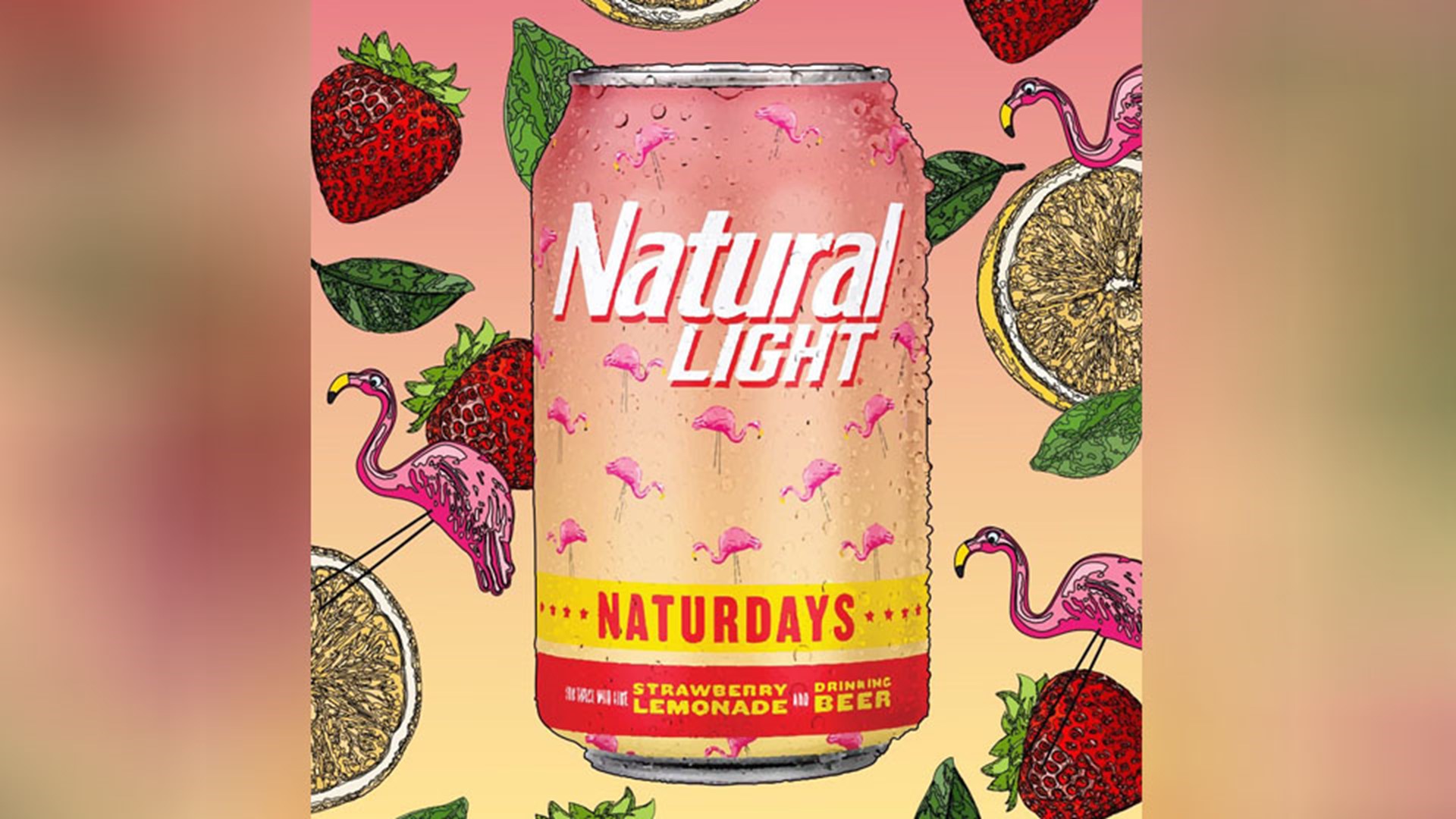 Natural Light Launches New Strawberry Lemonade Beer