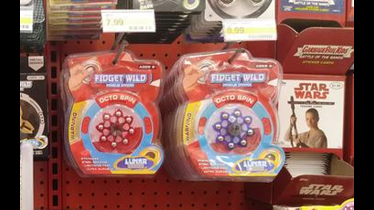 Consumer group: Target selling fidget spinners with high levels of lead