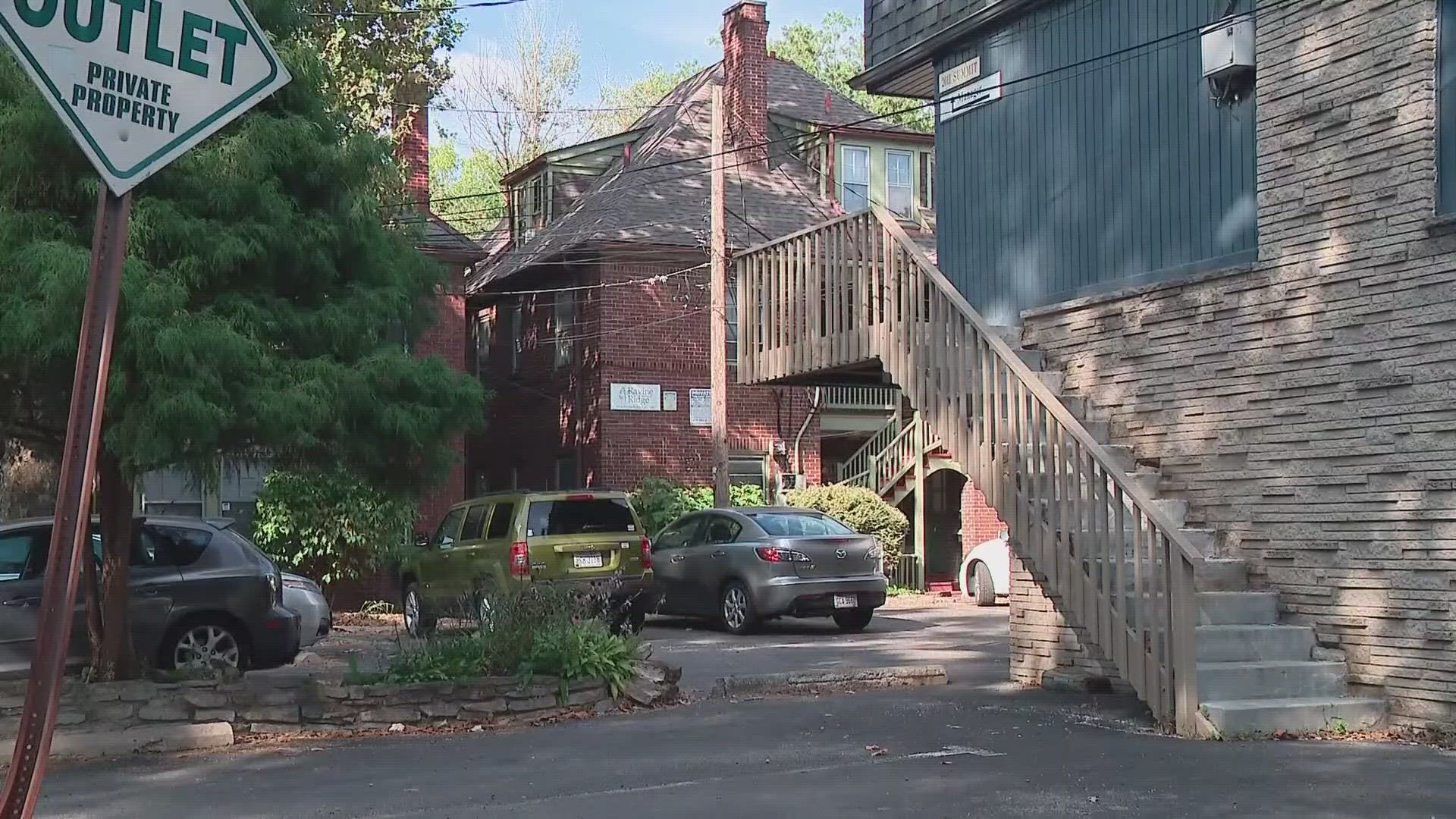 A 77-year-old woman was stabbed to death near Ohio State's campus on Saturday.