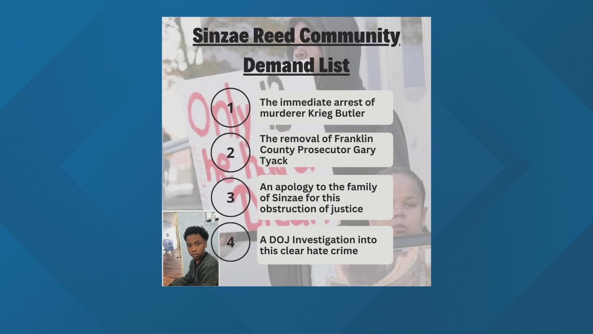 Friends, family calls for justice after the death of 13-year-old Sinzae