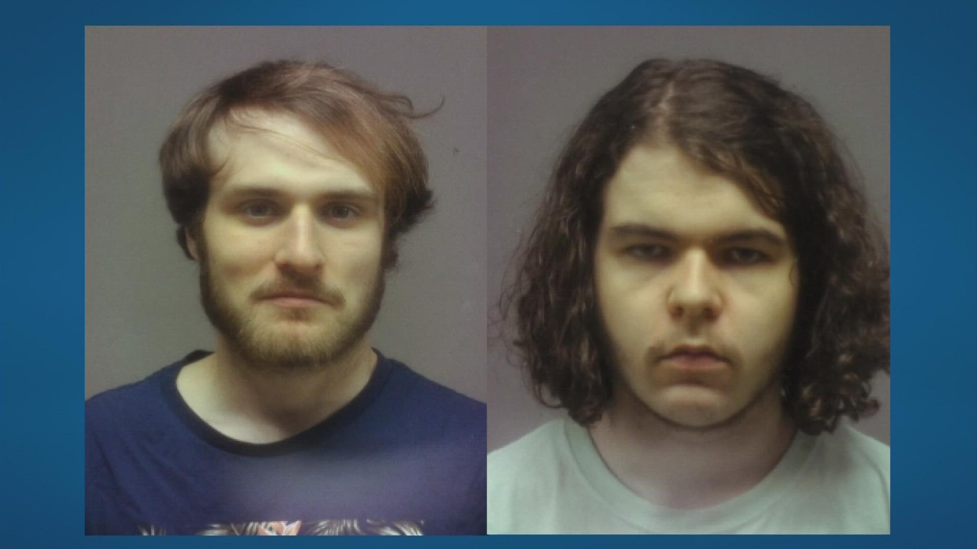 Benjamin Lieser and Brian Vincent, both 19 years old, were transported to a regional jail after being charged with allegedly sexually assaulting a minor.
