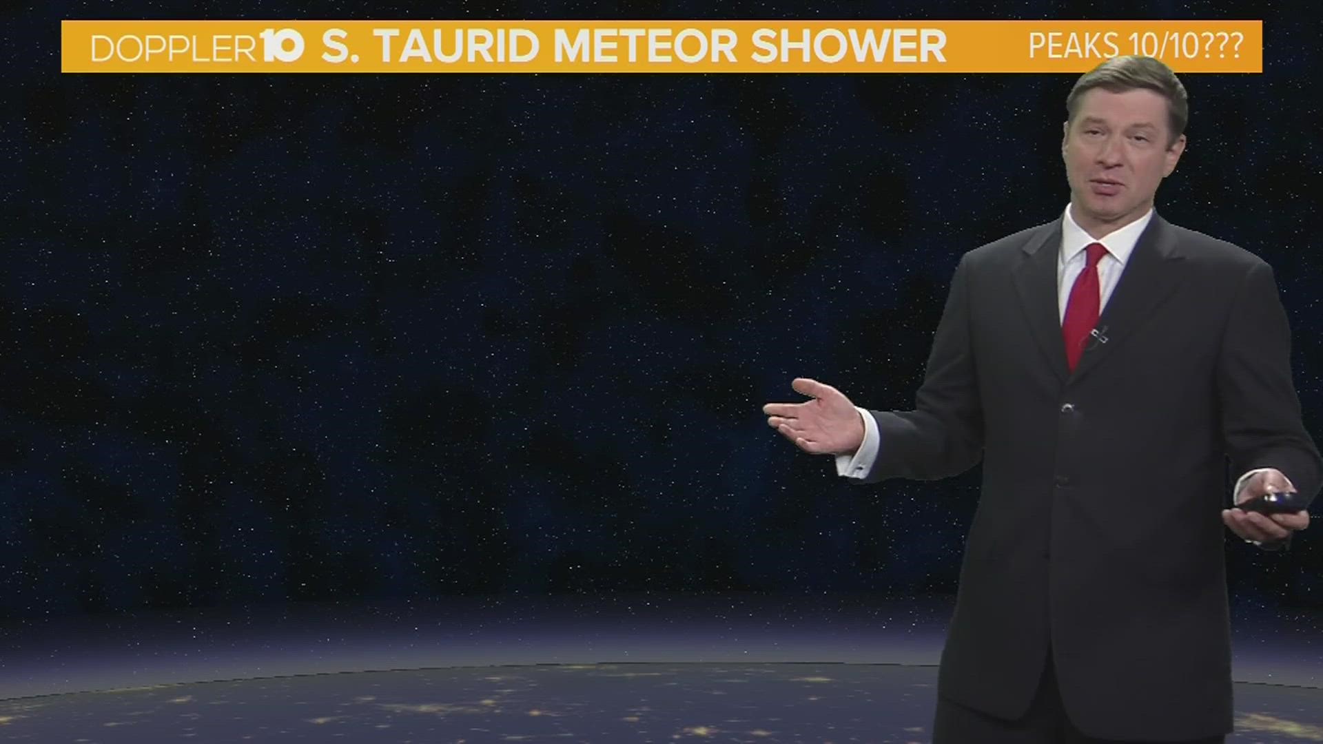 The South Taurid meteor shower peaks this week... maybe.