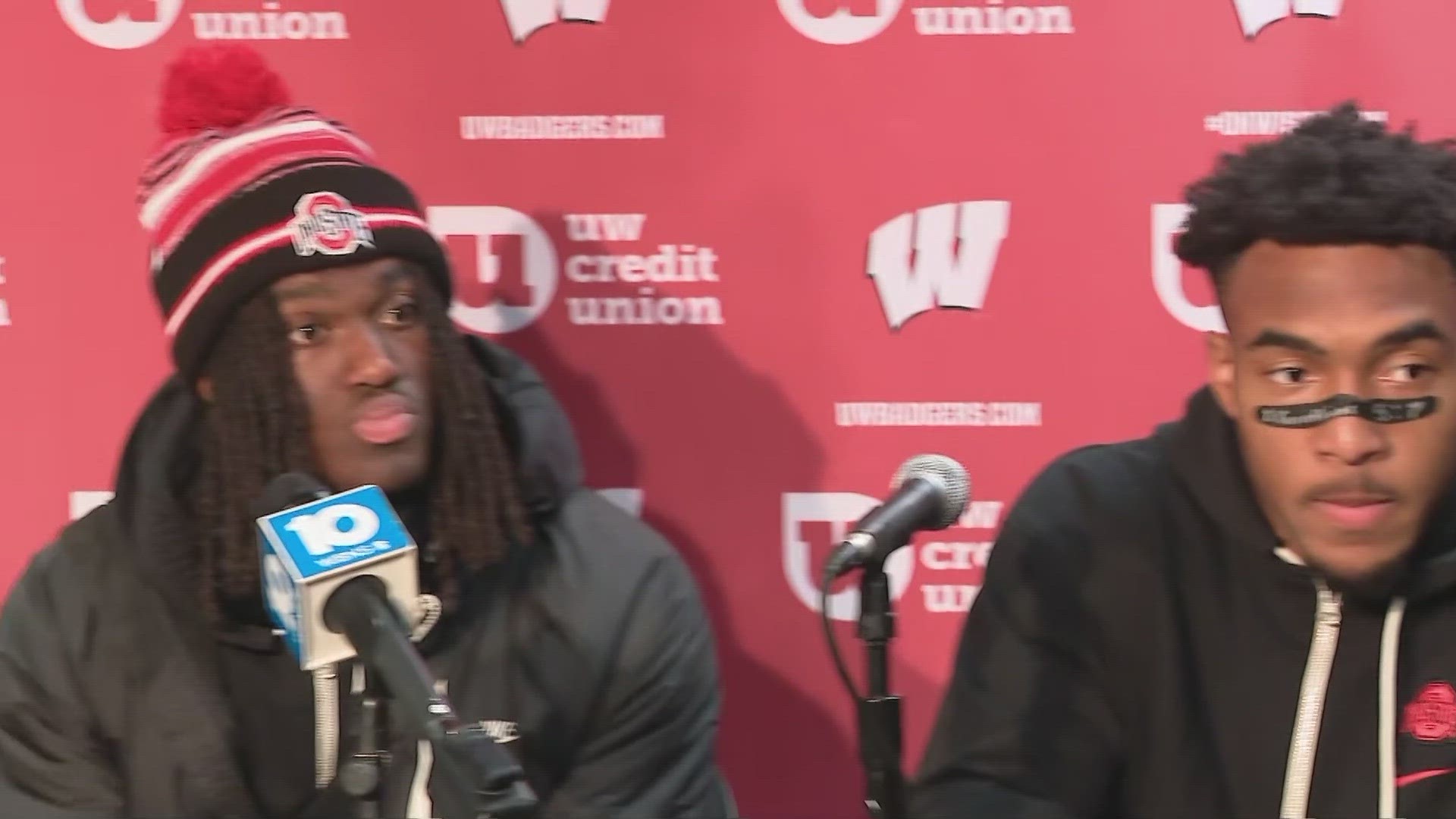 Marvin Harrison Jr Treveyon Henderson Postgame Interviews Ohio State Wisconsin