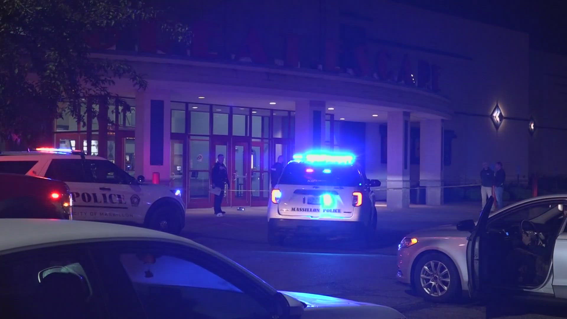 Authorities were reviewing surveillance video from the movie theater and said the investigation was ongoing.