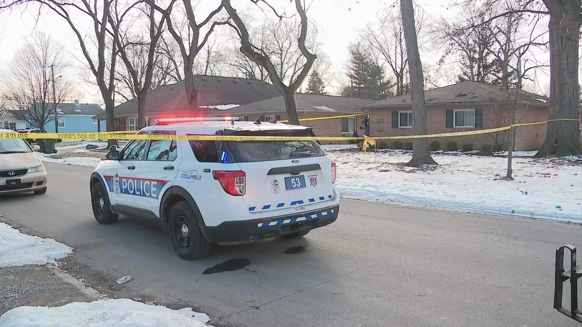 Police said the stabbing happened in the 3000 block of Hiawatha Street just before 2 p.m.