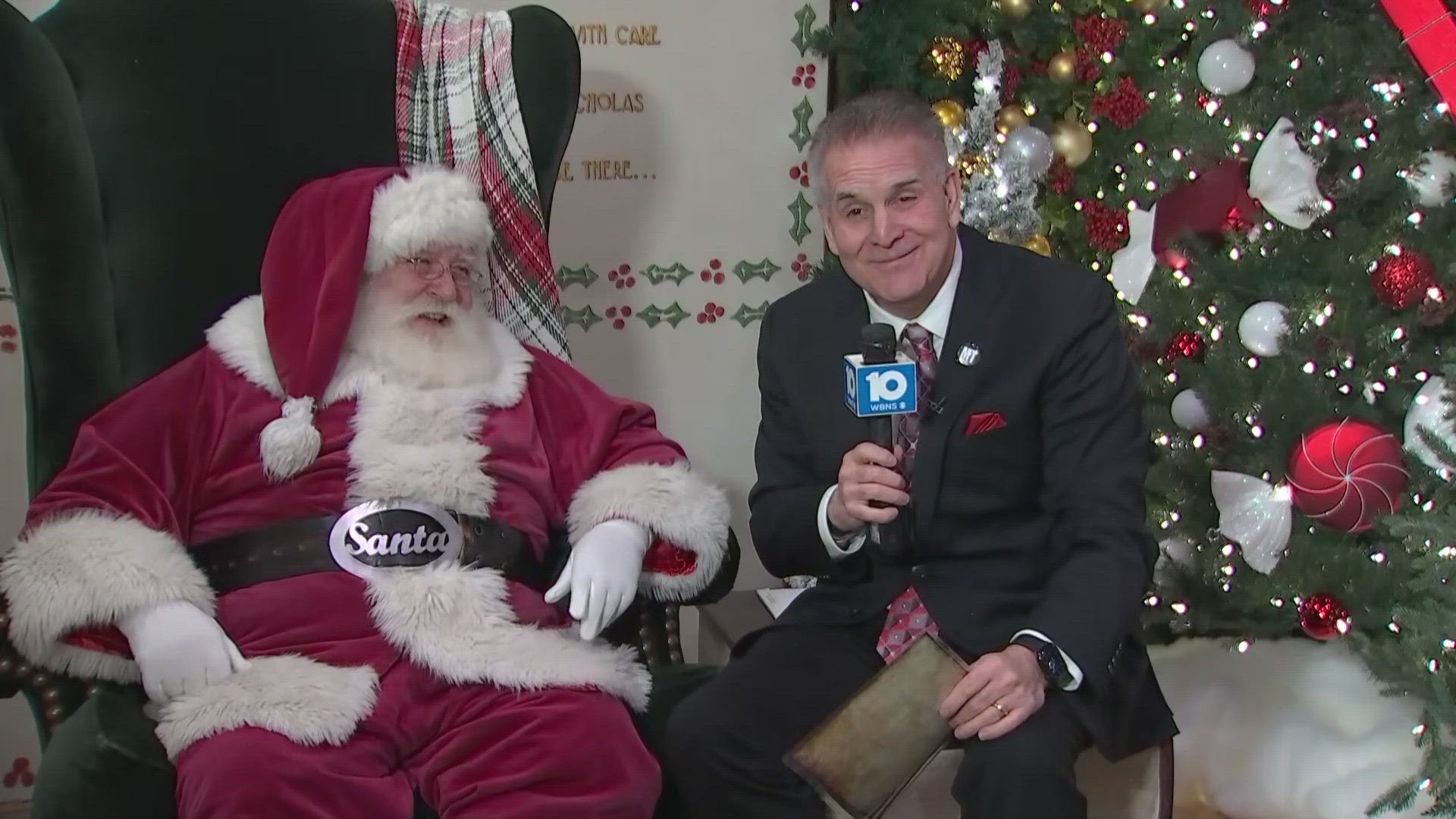 10TV's Dom Tiberi joins Santa Clause for Light Up The Holidays.