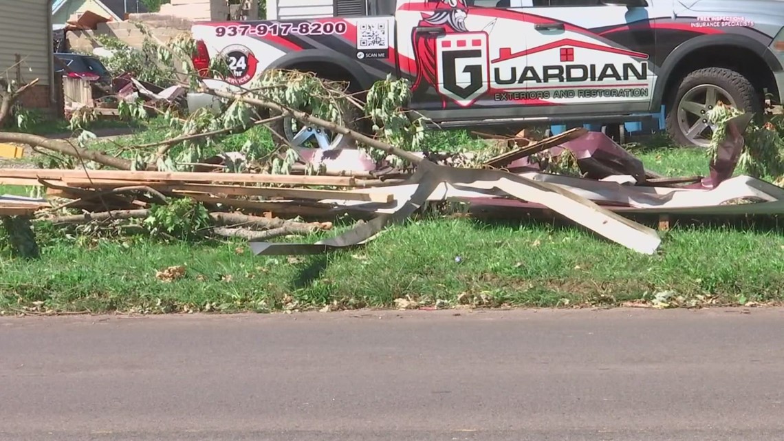 Cleanup underway after tornado damage in Kenton