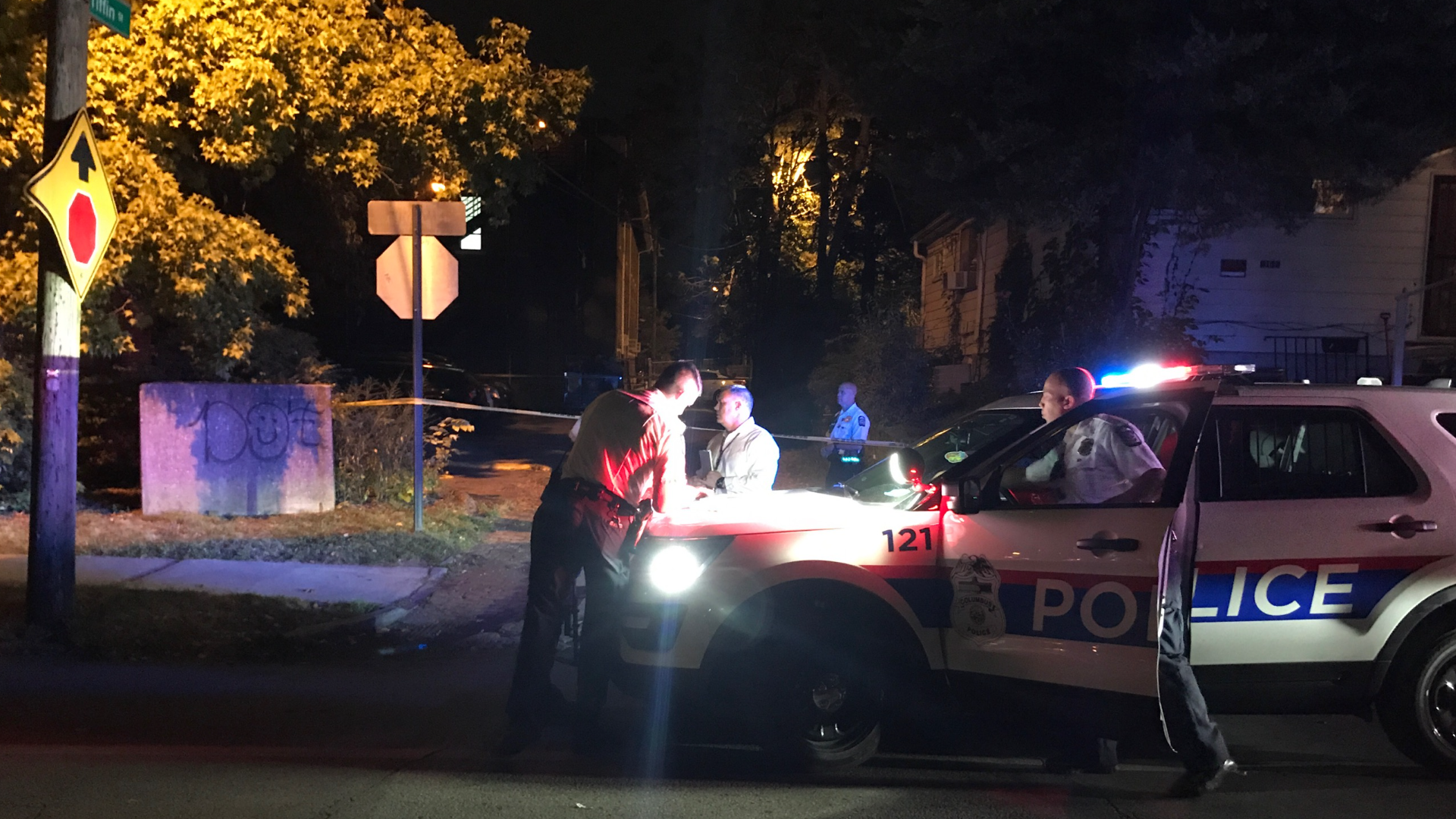 The shooting happened inside an apartment complex on the 1500 block of Bryden Road just after 11:50 p.m., police said.