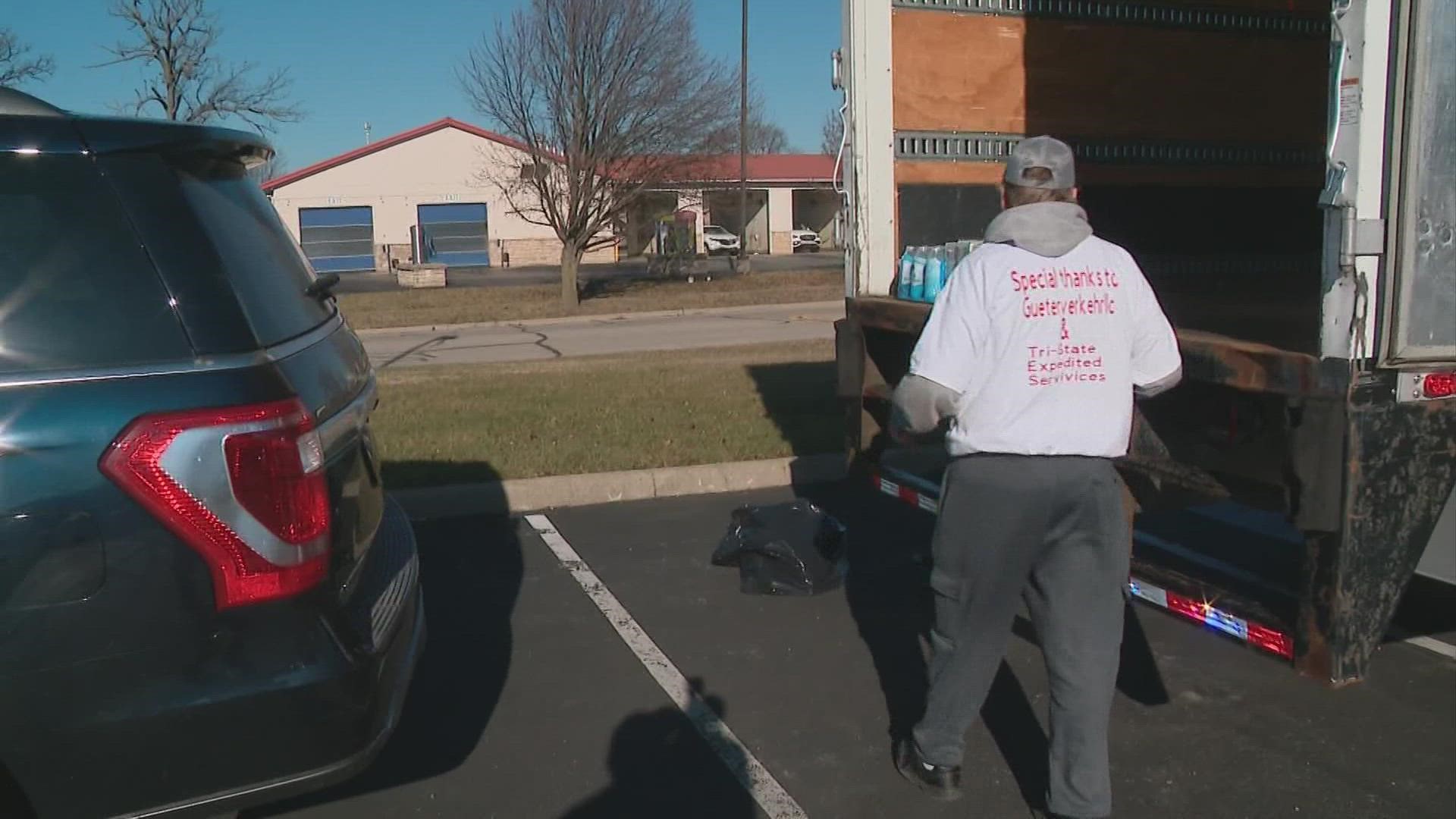 Mayors from Madison County towns are filling a truck full of non-perishable items to support Mayfield, Kentucky tornado victims.