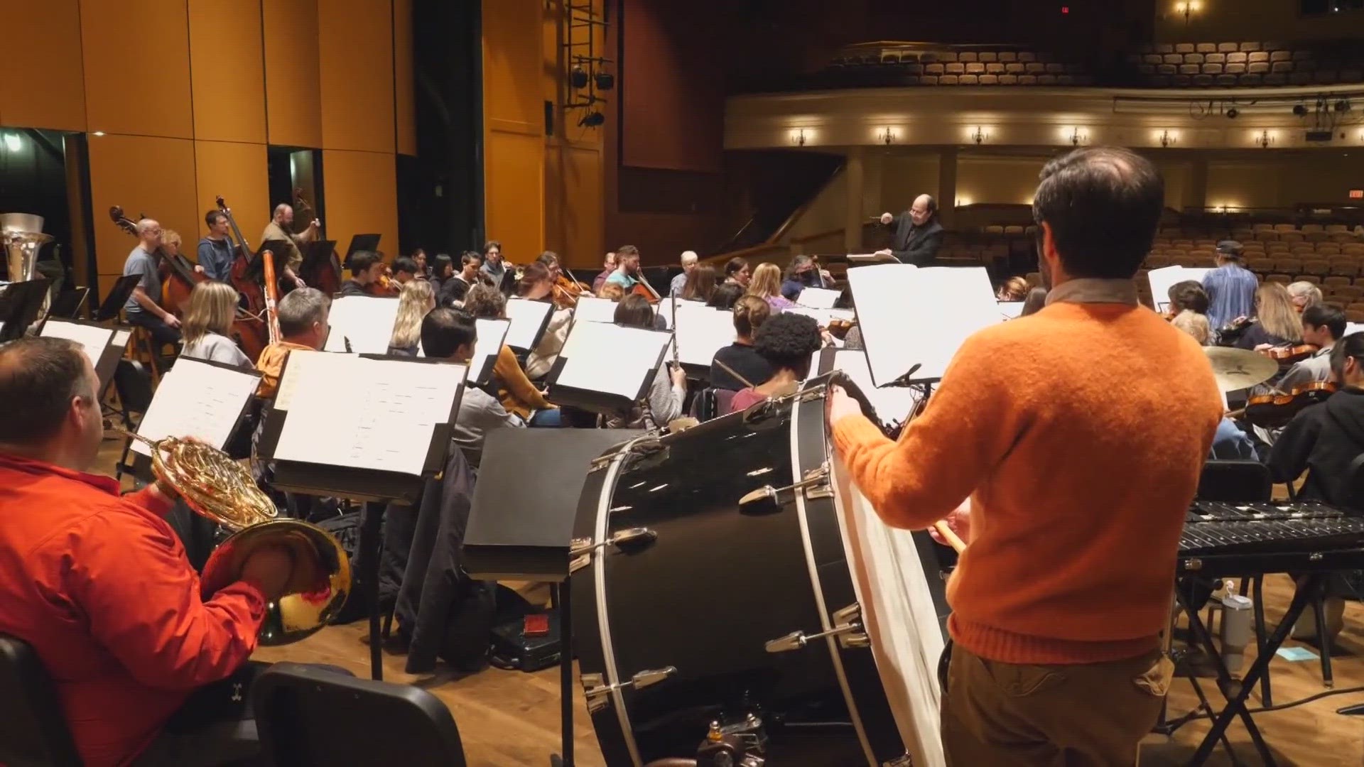 "The main piece is the piece called 'Flight' which is the history of the Wright Brothers," explained Luis Biava, the music director of the orchestra.